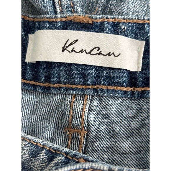 KanCan Women’s Denim High Waisted Destructed Jean Shorts Size Small - Picture 6 of 10